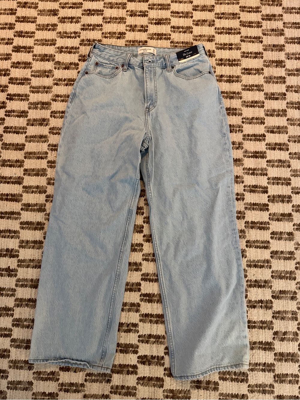 Abercrombie & Fitch High Rise Loose Curve Love Jeans NWT